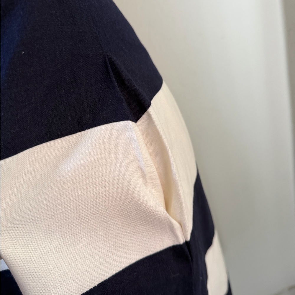 JB by Julie Brown Navy and White Midi Dress - Picture 3 of 10